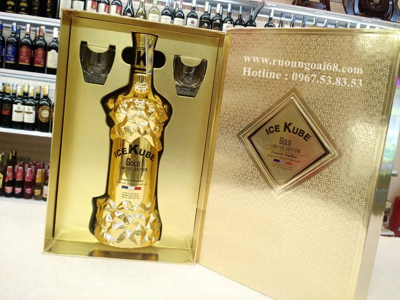 Vodka Ice Kube Gold 750ml Vodka Icekube Gold