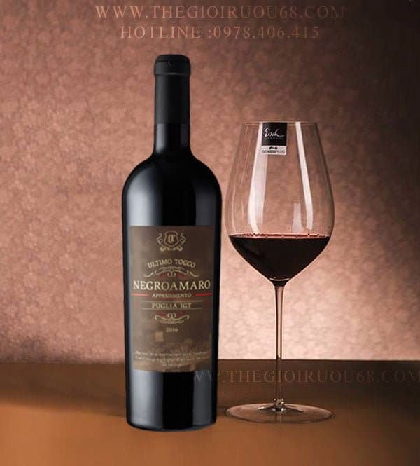 Rượu Vang Ý Rượu Vang Ultimo Tocco Negroamaro Appassimento