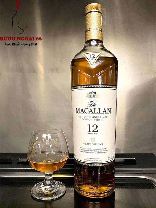 Ruou Macallan 12 Yo Sherry Oak