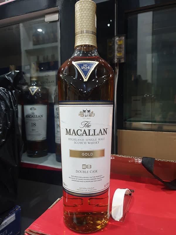 Rượu Macallan Gold UK 700ml Rượu Macallan Gold UK Xách tay