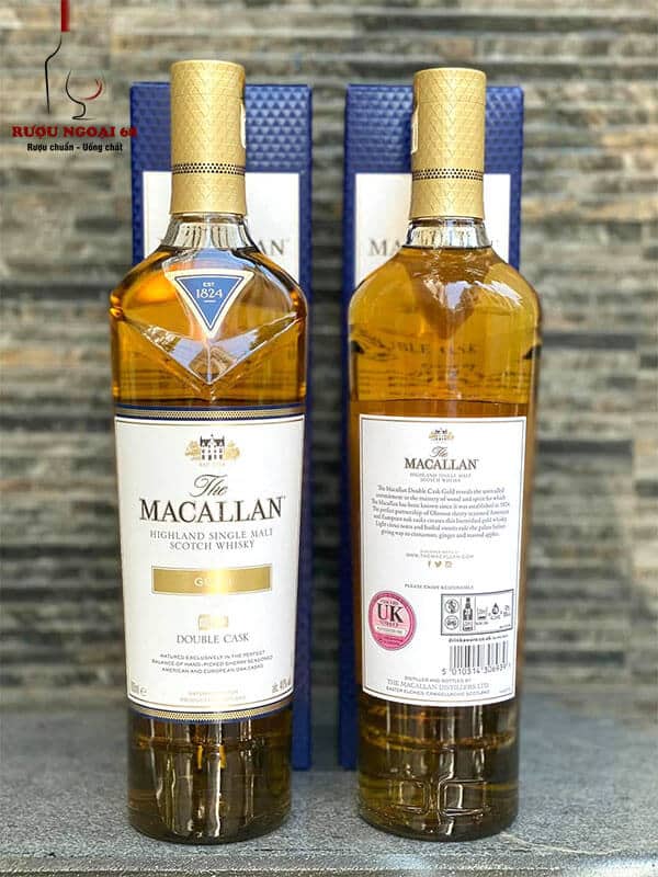 Rượu Macallan Gold UK 700ml ruou macallan gold uk