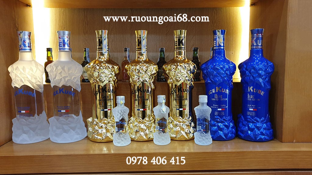 Vodka Icekube Blue Vodka ice kube blue và các loại vodka ice kube khác