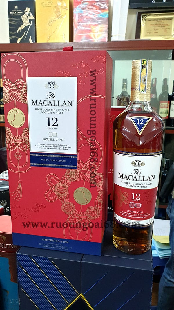 Macallan 12 Macallan 12 Hộp Quà tết Canh Tý