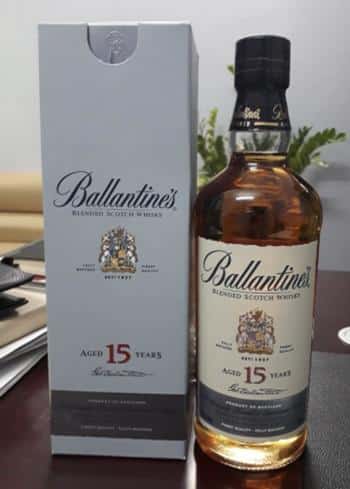 Rượu Ballatine 15 Năm thực tế