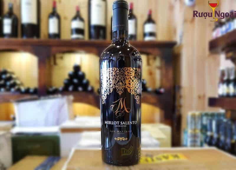 Rượu Vang Malvasia Nera M làm quà