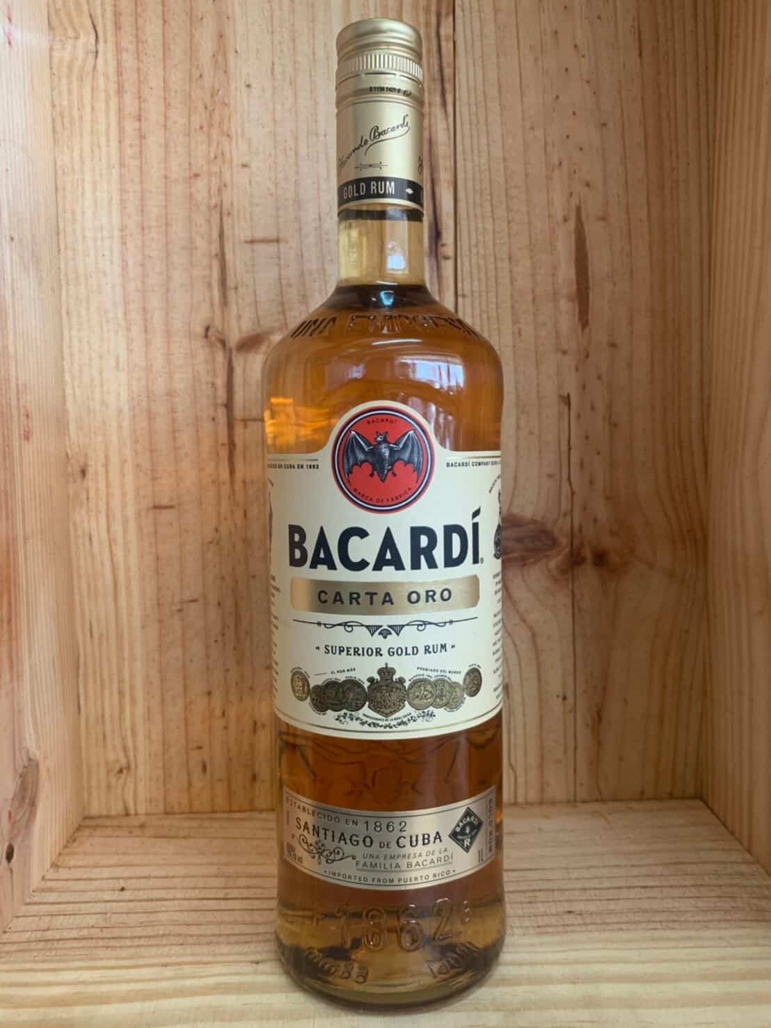 Rượu Bacardi Gold 750ml Rượu Bacardi Gold Rum