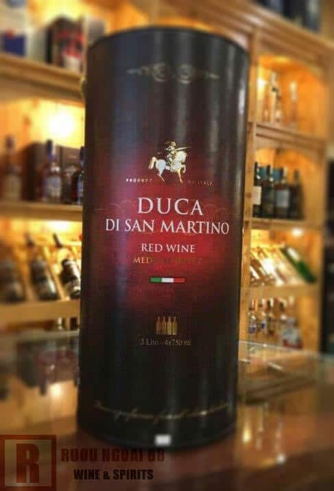 Rượu Vang Bịch Duca Di San Martino 3L Rượu Vang Bịch Duca Di San Martino Vang Ngọt