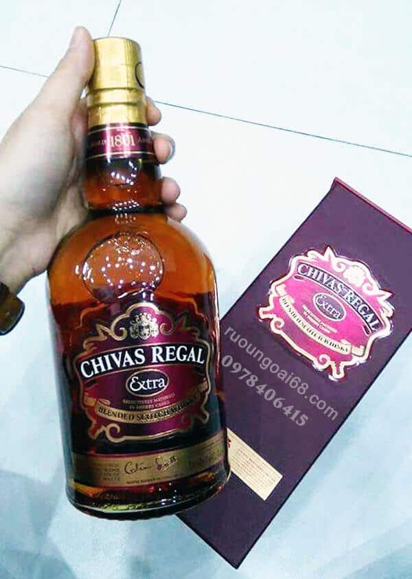 Rượu Chivas Extra thực tế