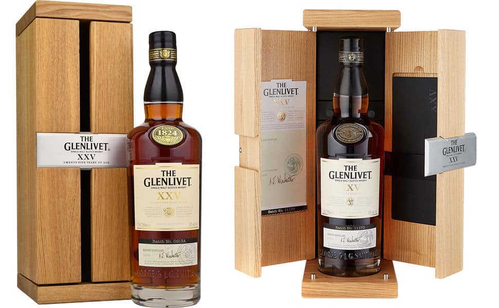 Rượu Glenlivet 25 Năm Rượu Glenlivet 25 Năm Mở Hộp