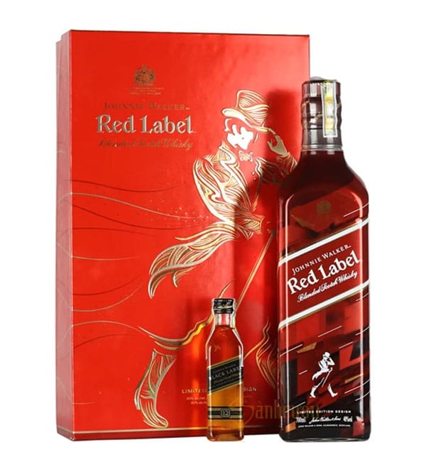 Rượu Johnnie Walker Red - Hộp Quà Tết 2019 Rượu Johnnie Walker Red - Hộp Quà Tết 2019