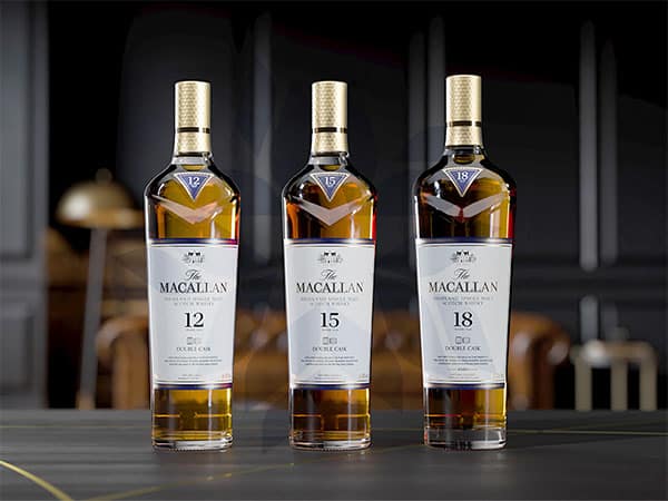 Rượu Macallan 12 Double Cask các dòng