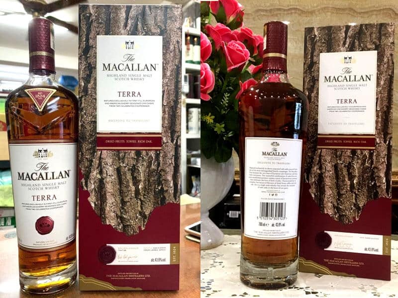 Rượu Macallan Terra trước sau