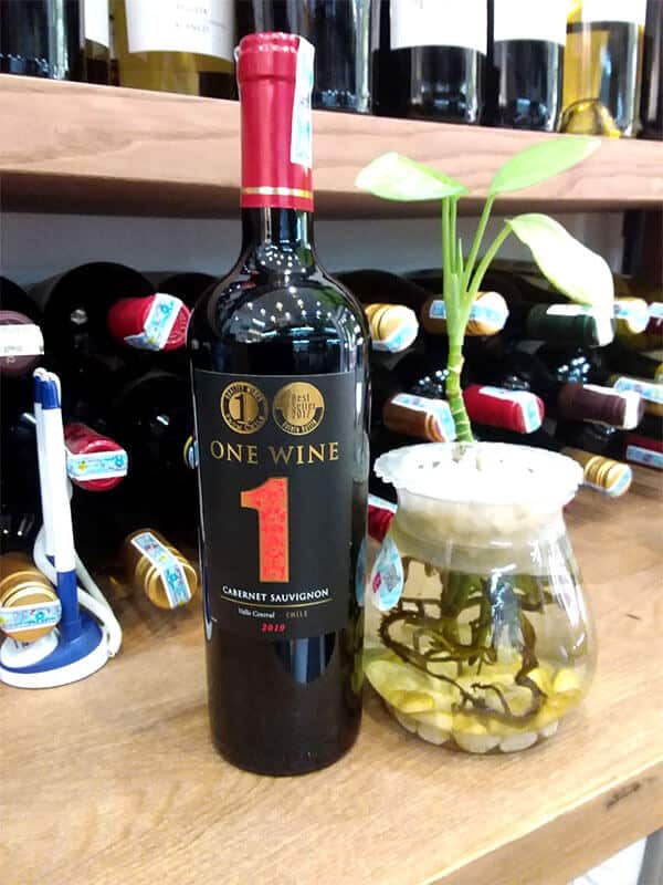 Rượu Vang One Wine Cabernet Sauvignon thực tế