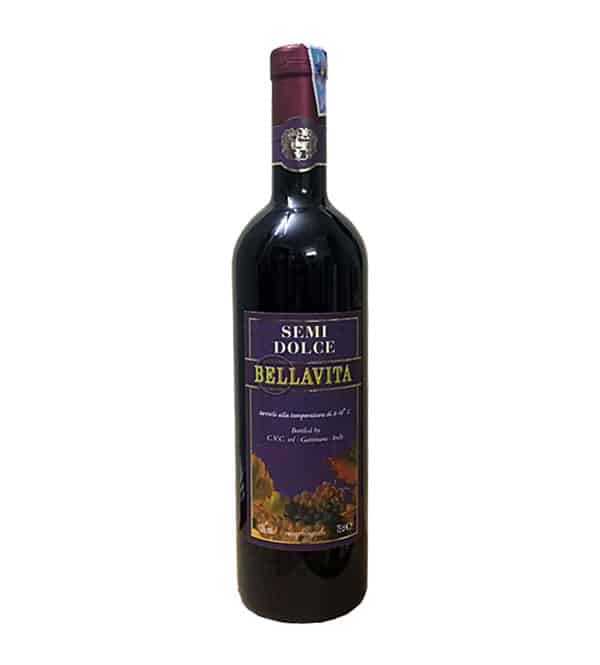 Rượu Vang Bellavita Semi Dolce Rượu Vang Bellavita Ngọt