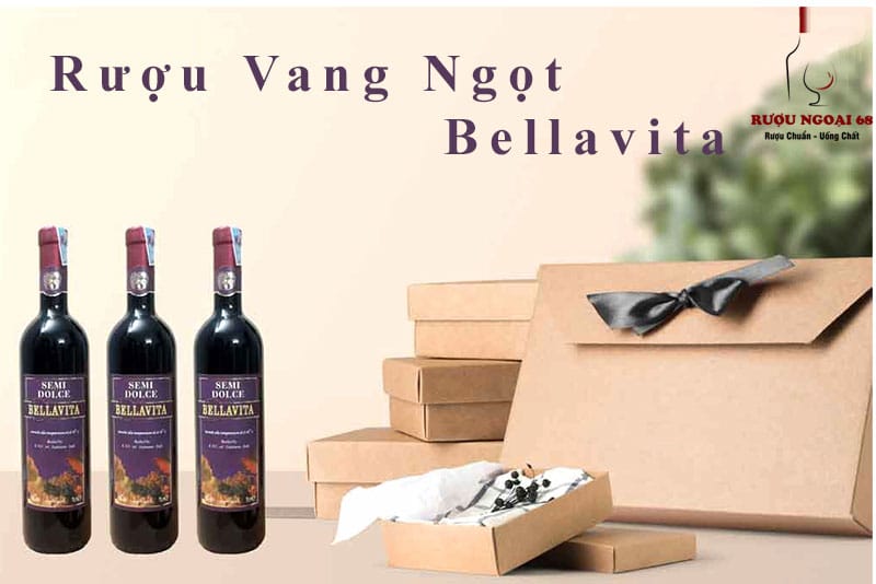 Rượu Vang Bellavita Semi Dolce Rượu Vang Bellavita Semi Dolce quà tặng
