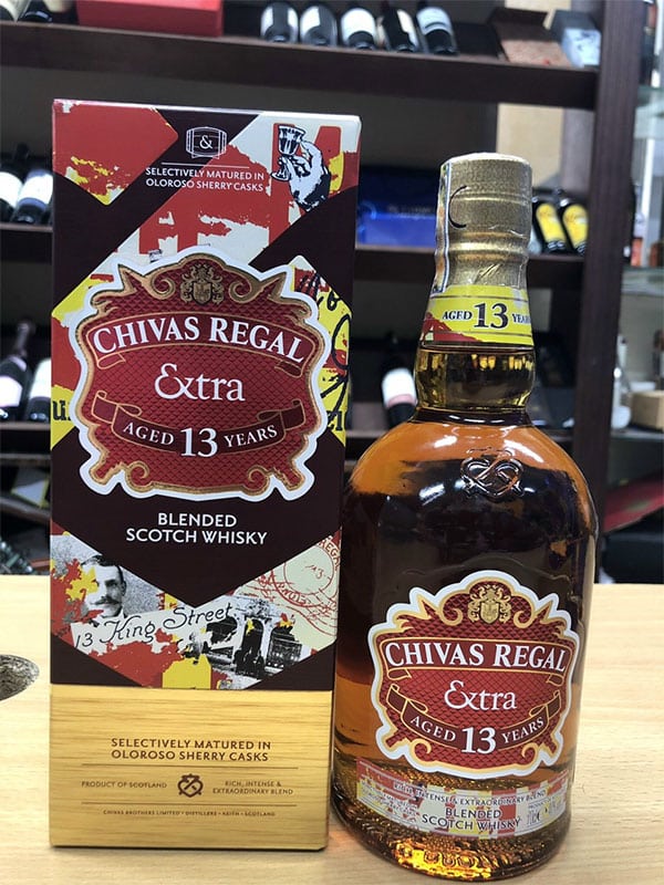Rượu Chivas Extra 13 Năm Sherry Cask chai hộp