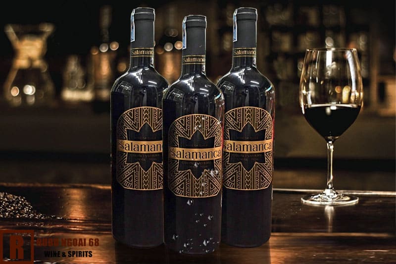 Rượu Vang Salamanca 2020 Rượu Vang Salamanca 2018 có mầu đỏ đậm