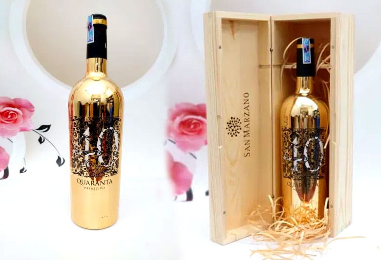 Rượu vang Ý 40 Quaranta Primitivo Quà tặng đẳng cấp