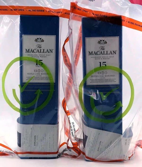 Rượu Macallan 15 Double Cask Xách Tay Duty Free Pháp Rượu Macallan 15 Xách Tay