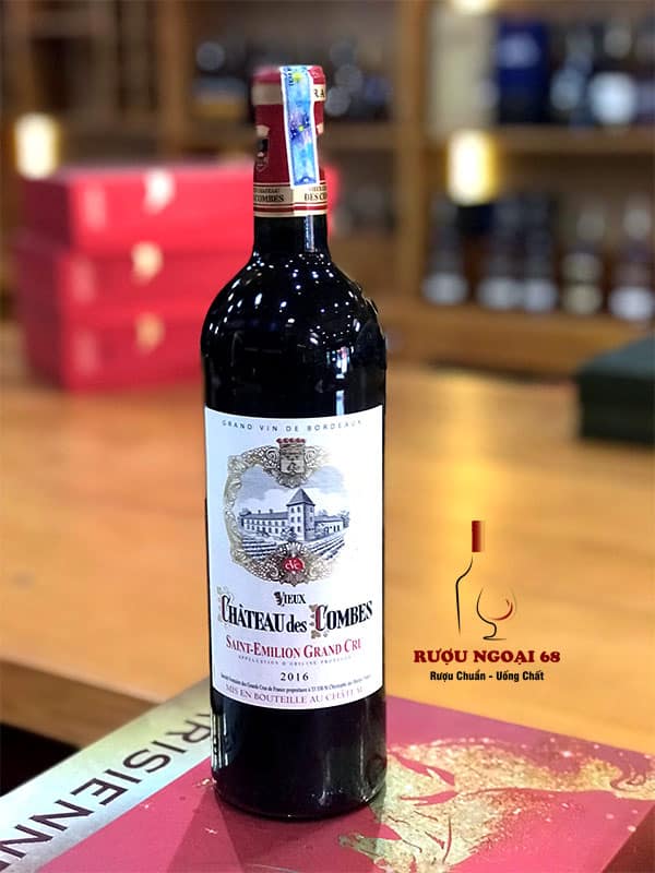 Rượu Vang Chateau des Combes 2016 Rượu Vang Chateau des Combes thực tế