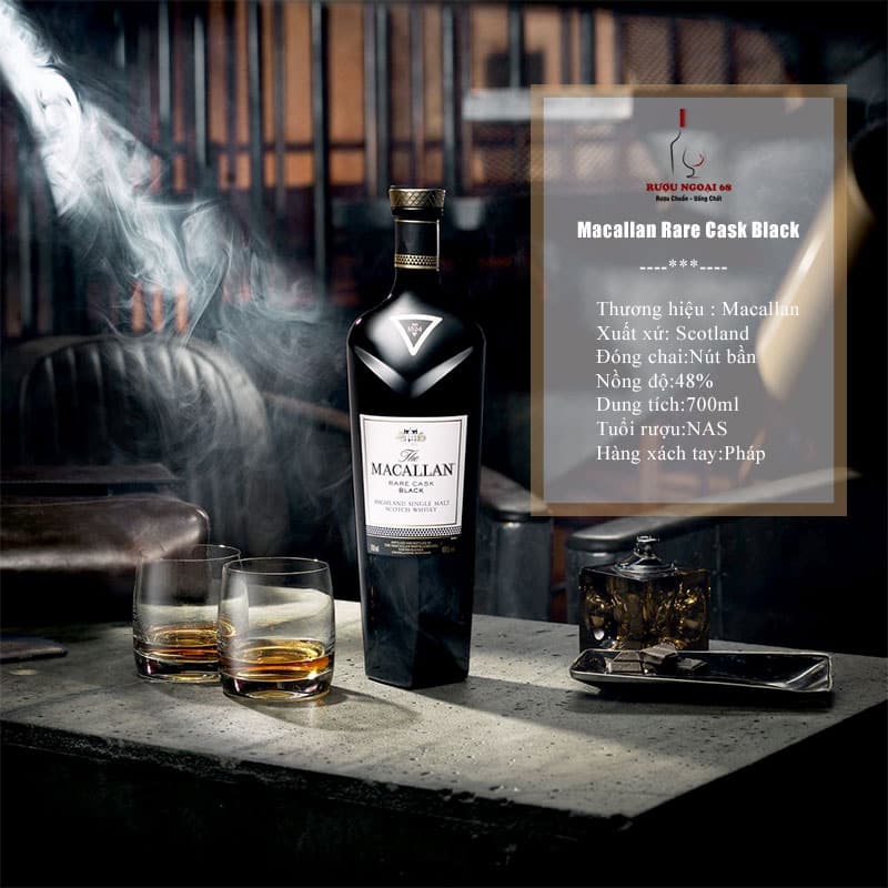 Rượu Macallan Rare Cask Black Rượu Macallan Rare Cask Black đẳng cấp