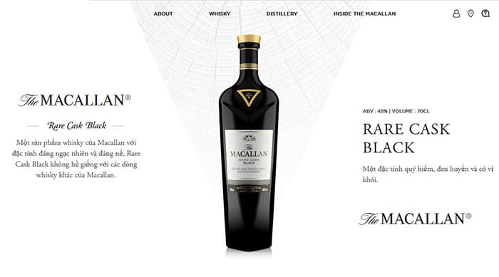 Rượu Macallan Rare Cask Black Rượu Macallan Rare Cask Black