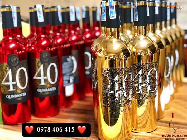 Rượu Vang Ý 40 Quaranta Appassimento cặp đôi
