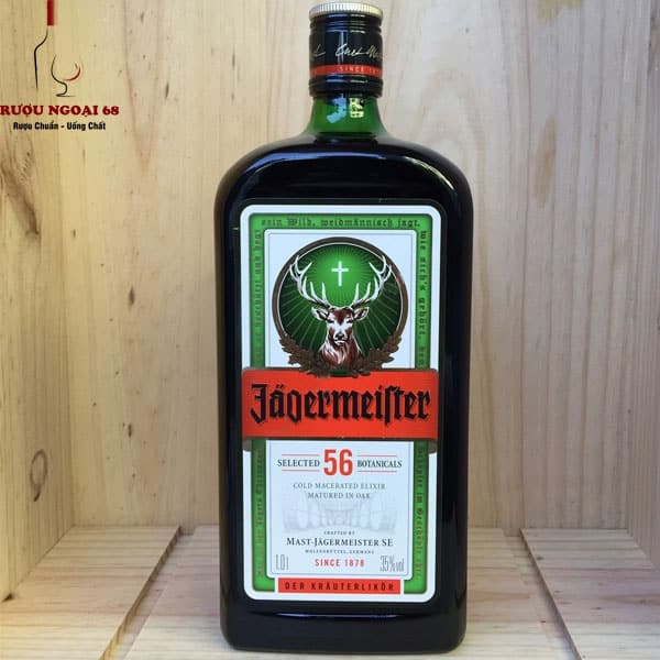 Rượu Jagermeister 1 Lít ( 1000ml ) Rượu Jagermeister 1 Lít uống ngon khi để đông đá