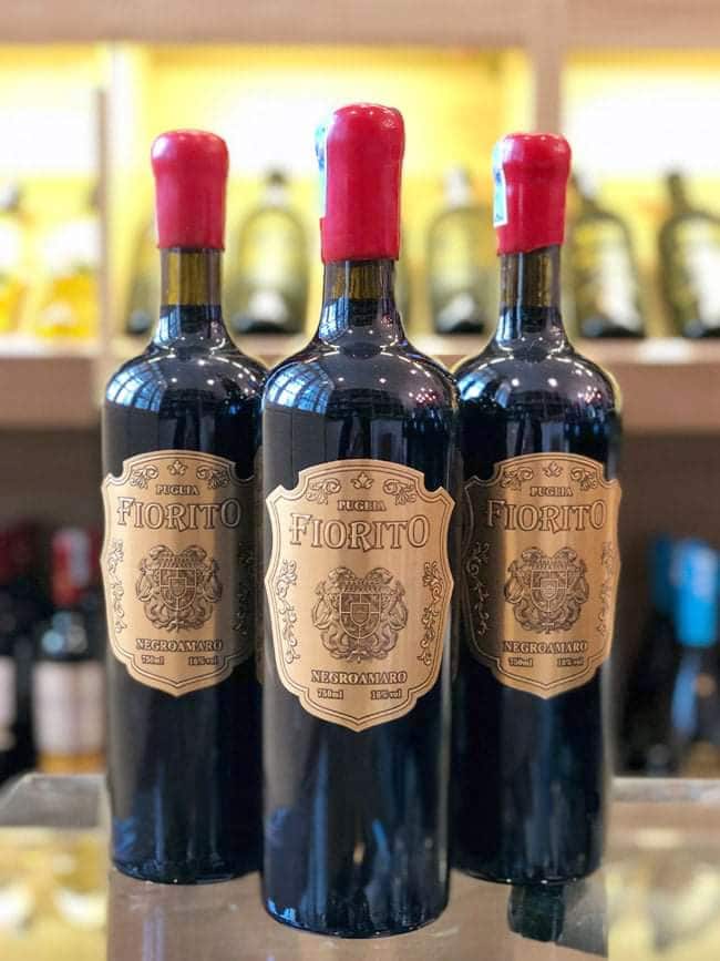 Rượu Vang Fiorito Negroamaro 750ml Rượu Vang Fiorito Negroamaro thực tế