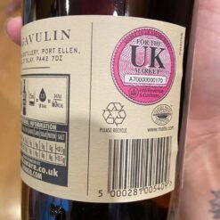 Rượu Lagavulin 16 UK tem UK