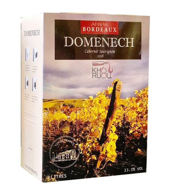 Rượu Vang Bịch Domenech Bordeaux 2018 Rượu Vang Bịch Domenech Bordeaux 2018