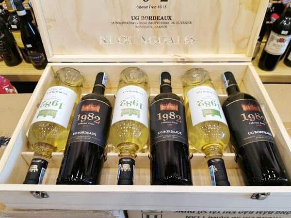 Rượu Vang 1982 UG Bordeaux ượu vang 1982 Sauvignon Blanc