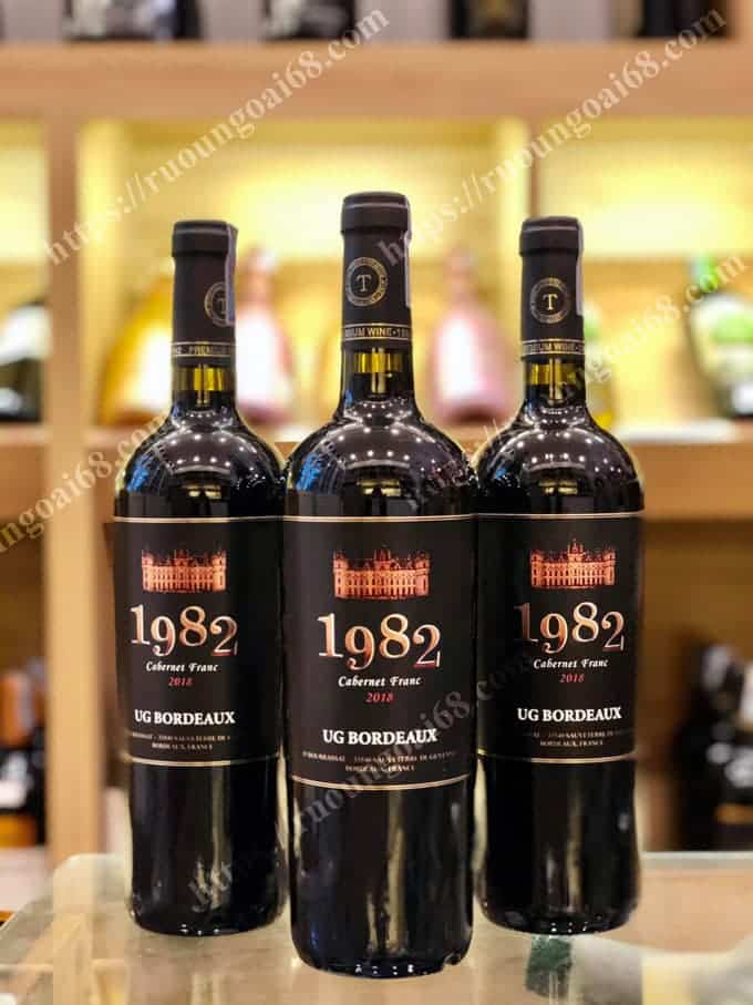 Rượu Vang 1982 UG Bordeaux Rượu Vang 1982 UG Bordeaux Vang Đỏ
