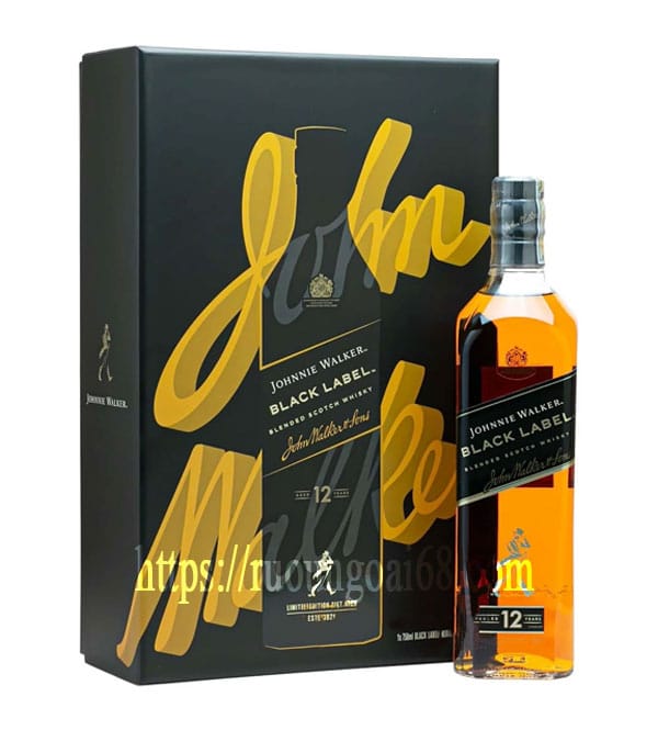 Rượu Johnnie Walker Black Label Hộp Quà 2022 Rượu Johnnie Walker Black Label Hộp Quà 2022