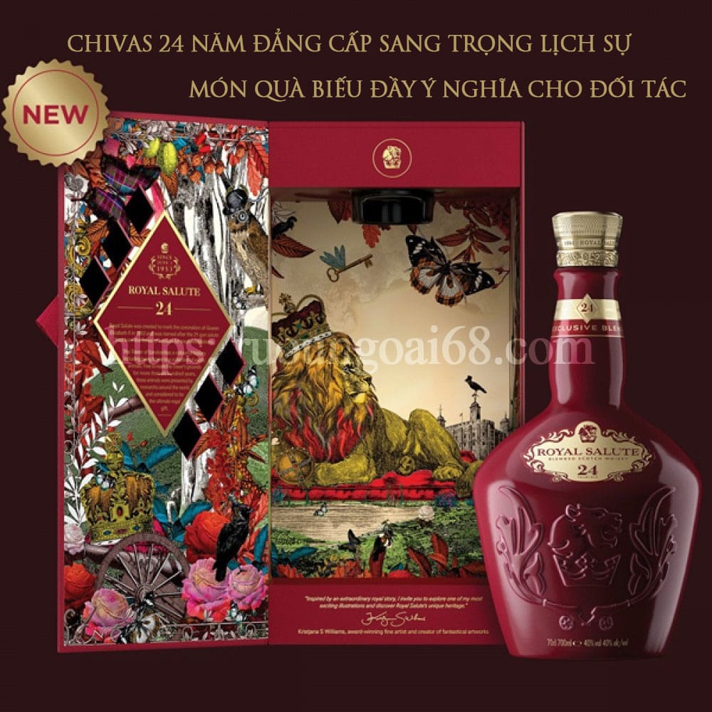 Rượu Chivas 24 Năm Rượu Chivas 24 năm món quà ý nghĩa