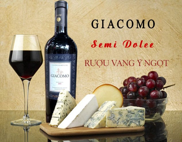 Rượu Vang Giacomo Ngọt Rượu Vang Giacomo Ngọt Semi Dolce