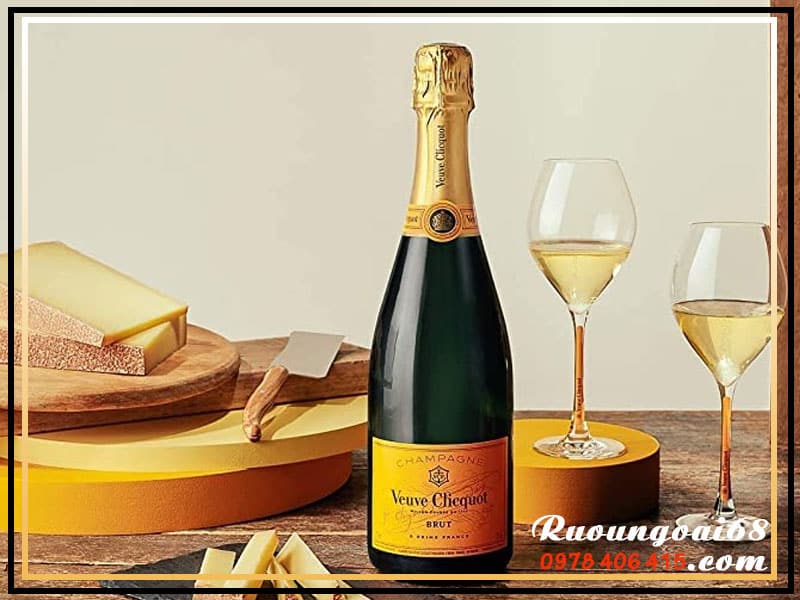19 loại rượu Champagne có thương hiệu nổi tiếng Champagne Veuve Clicquot