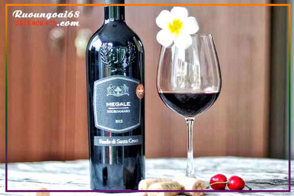 Rượu Vang Megale NegroAmaro Salento Nhãn Đen Rượu Vang Megale NegroAmaro Salento Nhãn Đen
