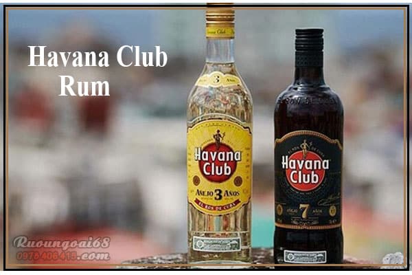 Rượu Havana Club 3 Năm Rượu Havana Club 3 Năm và havana club 7