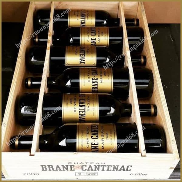 Rượu Vang Chateau Brane Cantenac Rượu vang Chateau Brane Cantenac cao cấp kèm hộp gỗ
