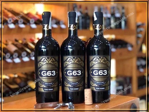 Rượu Vang G63 Vino Rosso Rượu Vang G63 Vino Rosso sang trong