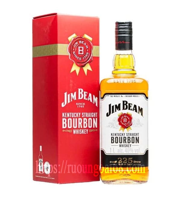 Rượu Jim Beam 1L Hộp Quà Rượu Jim Beam 1L Hộp Quà Tết