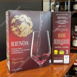 Rượu Vang Bịch Rienda Blend Organic 3l 15% độ