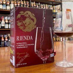 Rượu Vang Bịch Rienda Blend Organic 3l vang hữu cơ