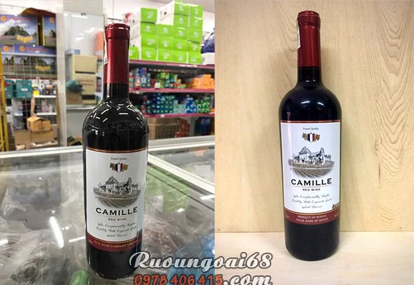 Rượu Vang Camille Red Wine Rượu vang Camille Red Wine thực tế