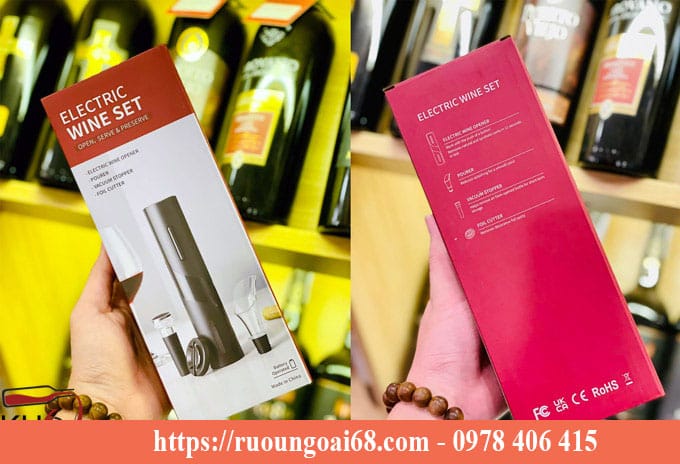 Khui Mở Rượu Vang Điện Khui mở rượu vang điện