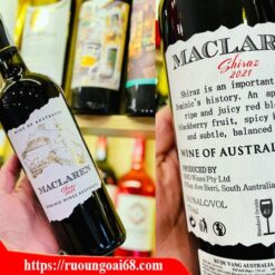 Rượu Vang Maclaren Shiraz Rượu vang Maclaren Shiraz thưởng thức