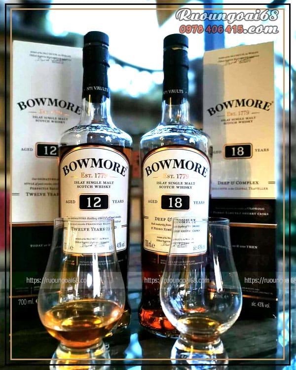Rượu Bowmore 12 Năm Rượu Bowmore 12 Năm thưởng thức