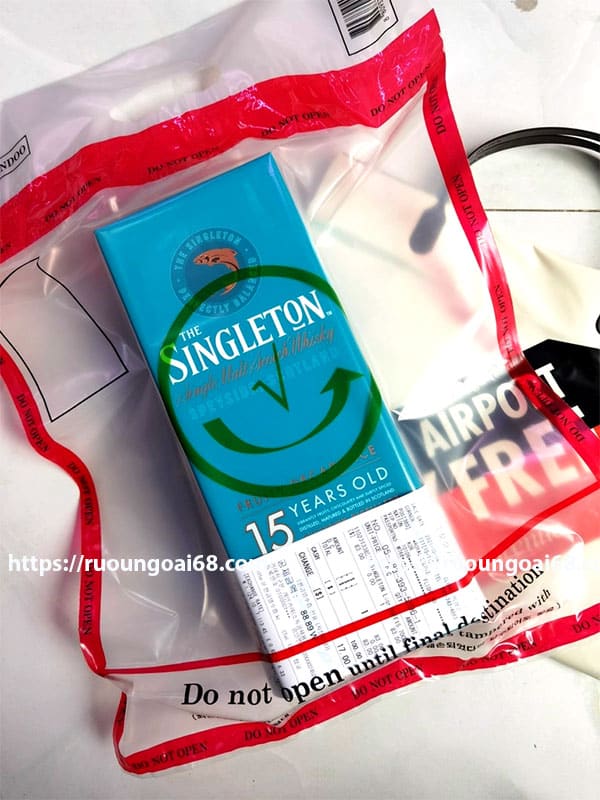 Rượu Singleton 15 Năm Xách Tay - Duty Free Rượu Singleton 15 Năm Xách Tay