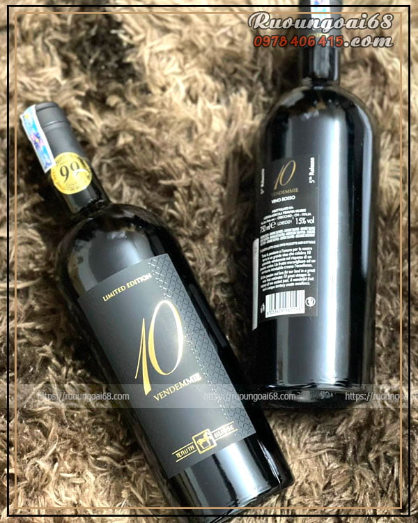 Rượu Vang 10 Vendemmie Tenuta Ulisses